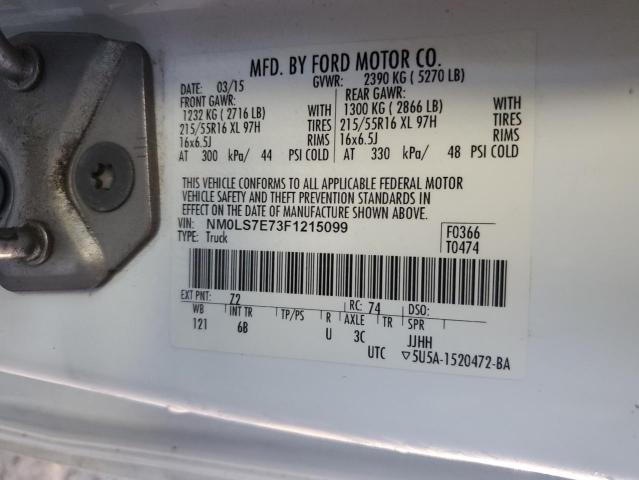 2015 FORD TRANSIT CO - NM0LS7E73F1215099