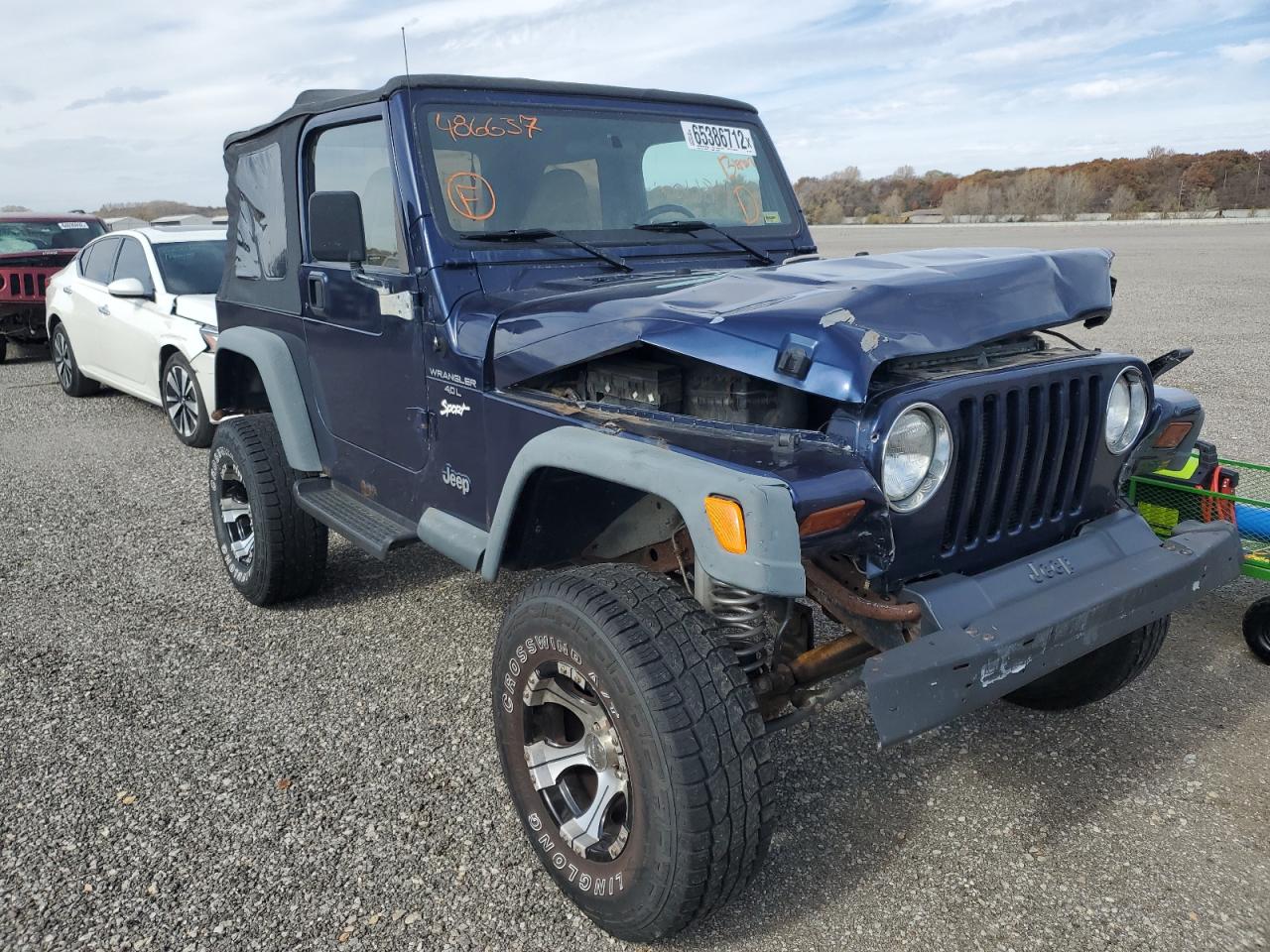 1997 Jeep Wrangler / Tj Sport VIN: 1J4FY19S0VP486637 Lot: 72171814