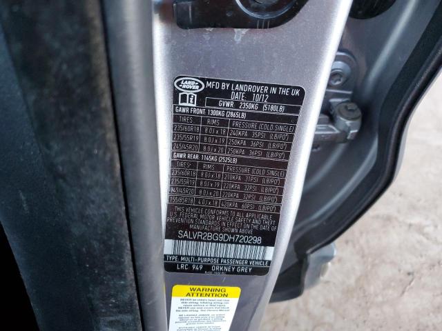 SALVR2BG9DH720298 Land Rover Range Rover Evoque Pure Premium
