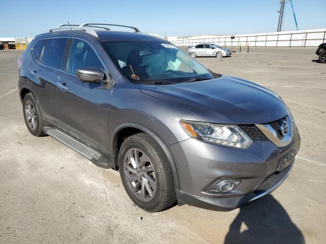 VIN: 5N1AT2MT1GC864202 Auction: COPART Lot: 65470152 Location: CA - FRESNO 5N1AT2MT1GC864202 NISSAN ROGUE 2016 GRAY Photo 1