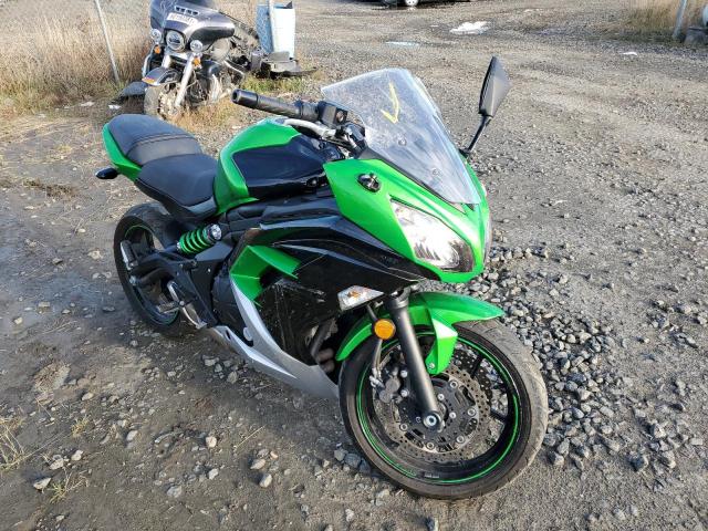 Salvage cars for sale from Copart Eugene, OR: 2016 Kawasaki EX650 E