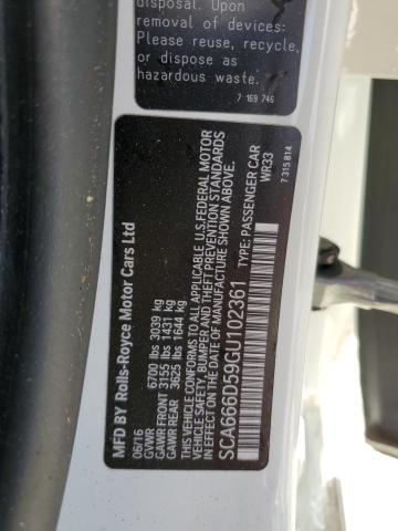 2016 ROLLS-ROYCE DAWN SCA666D59GU102361