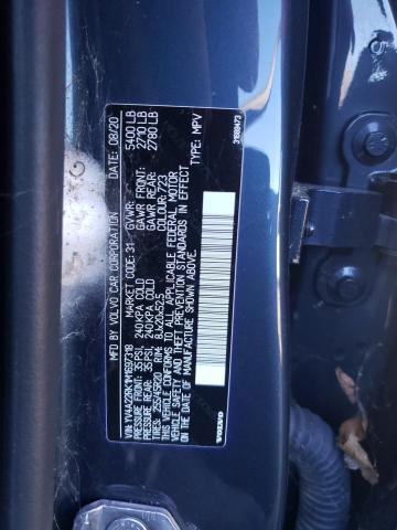2021 VOLVO XC60 T6 MO YV4A22RK1M1697318