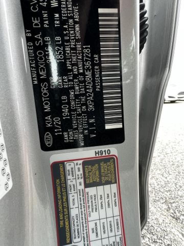 2021 Kia Rio Lx VIN: 3KPA24AD8ME367281 Lot: 65655012