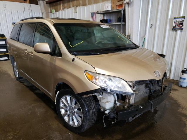 Salvage cars for sale from Copart Anchorage, AK: 2011 Toyota Sienna XLE