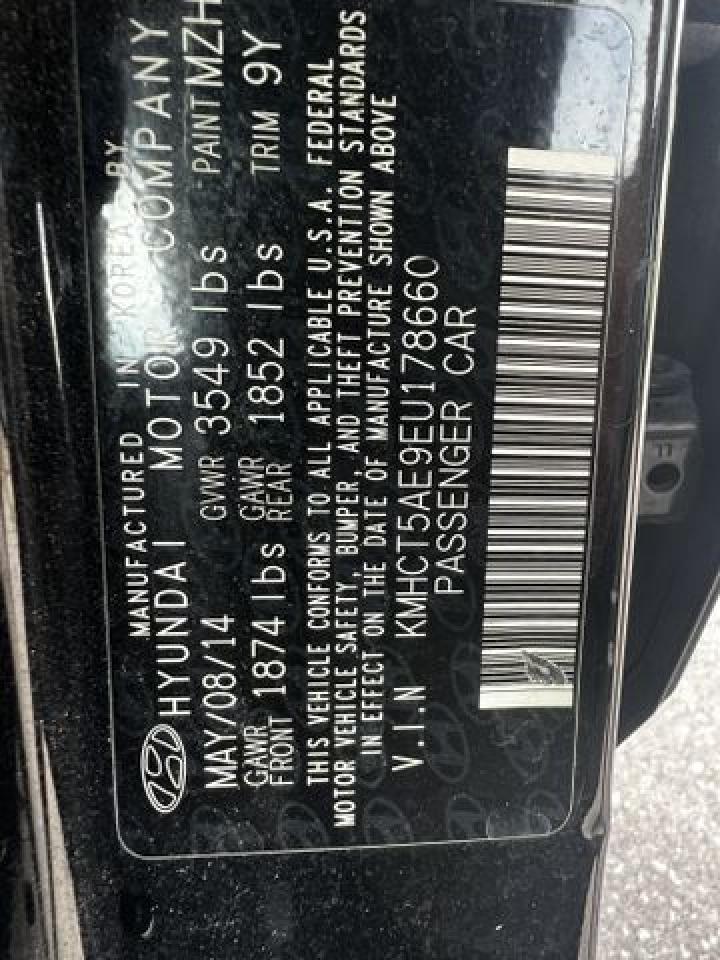 2014 Hyundai Accent Gls VIN: KMHCT5AE9EU178660 Lot: 65654962