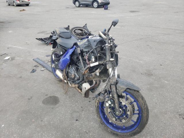 Salvage cars for sale from Copart Dunn, NC: 2022 Yamaha MT07