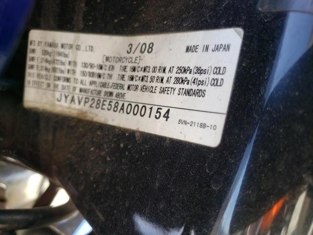 2008 YAMAHA XV1700 A JYAVP28E58A000154