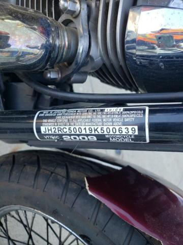 2009 HONDA VT750 C JH2RC50019K500639