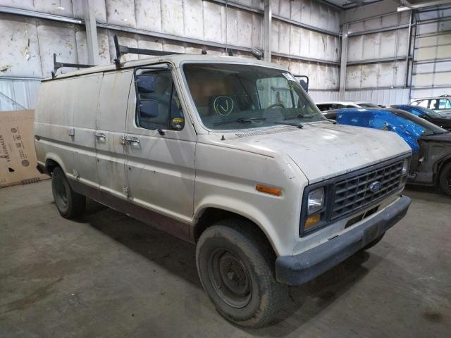 Salvage trucks for sale at Woodburn, OR auction: 1991 Ford Econoline