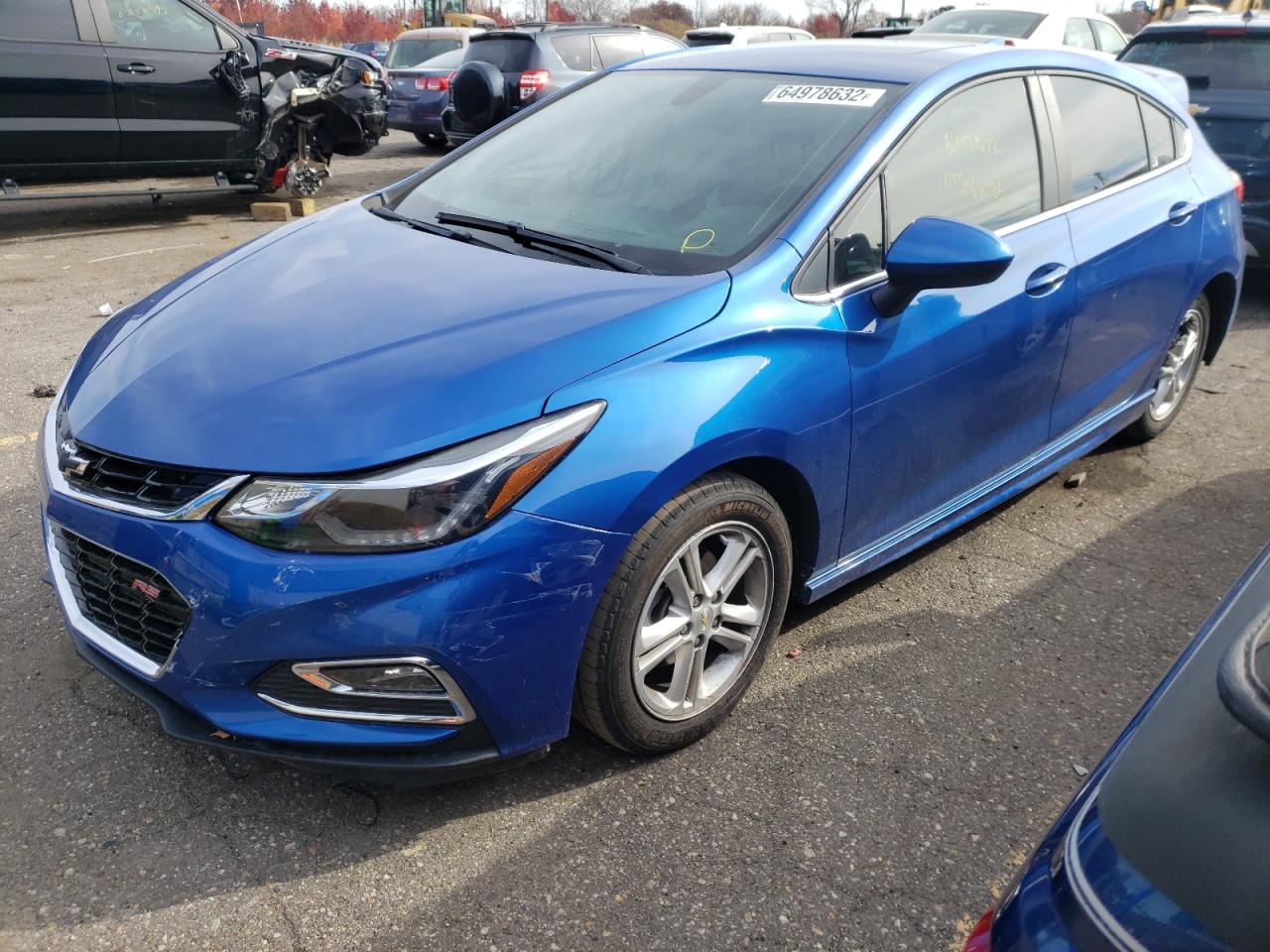 3G1BE6SM3HS590723 CHEVROLET CRUZE 2017