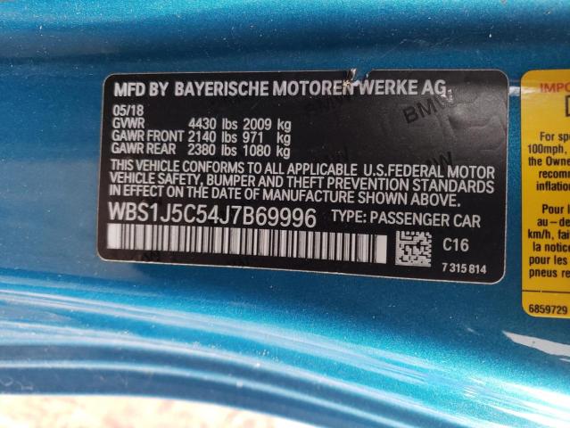 2018 BMW M2 WBS1J5C54J7B69996
