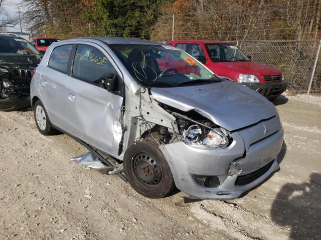 Salvage cars for sale from Copart Northfield, OH: 2015 Mitsubishi Mirage DE
