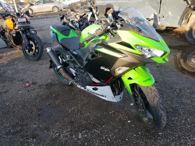 Salvage cars for sale from Copart Wheeling, IL: 2022 Kawasaki EX400
