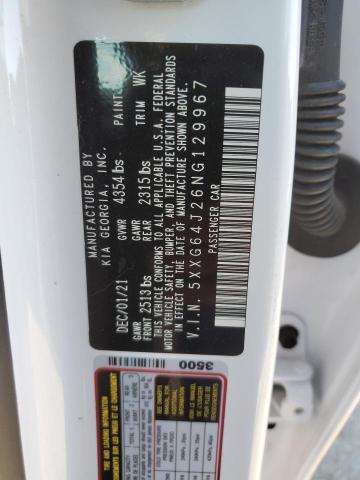 5XXG64J26NG129967 KIA K5 GT LINE