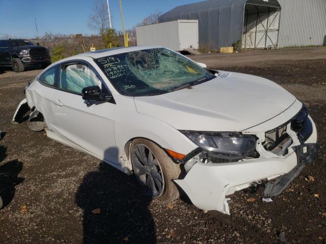 Salvage cars for sale from Copart Montreal Est, QC: 2019 Honda Civic Sport