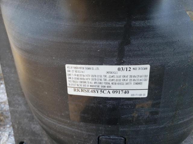 2012 YAMAHA YW125 RKRSE48Y5CA091740
