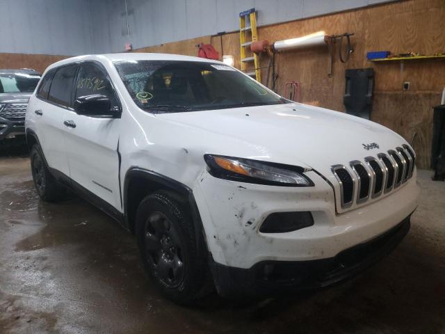 Salvage cars for sale from Copart Kincheloe, MI: 2017 Jeep Cherokee S