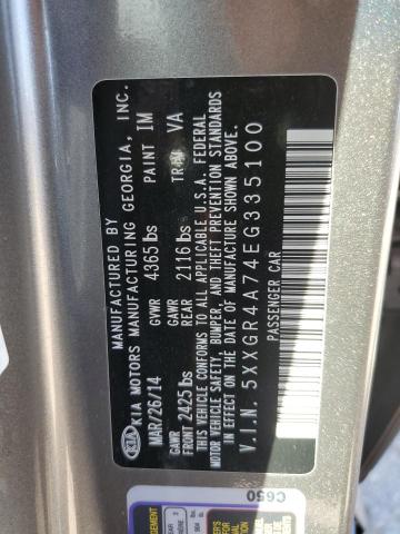 5XXGR4A74EG335100 KIA OPTIMA SX