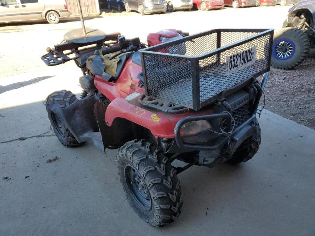 Salvage motorcycles for sale at Billings, MT auction: 2015 Honda TRX500 FM
