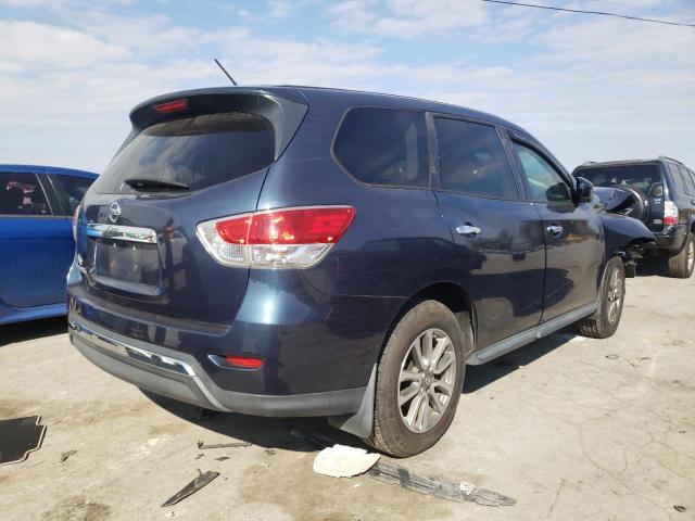 VIN: 5N1AR2MN6DC604650 Auction: COPART Lot: 65417332 Location: TN - NASHVILLE 5N1AR2MN6DC604650 NISSAN PATHFINDER 2013 BLUE Photo 4