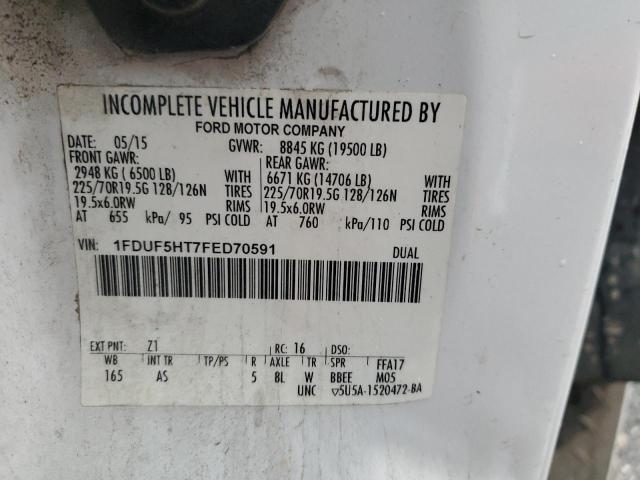 2015 FORD F550 SUPER - 1FDUF5HT7FED70591
