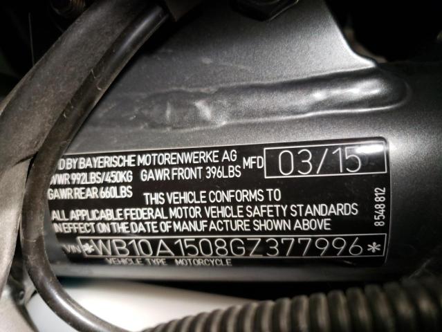 2016 BMW R1200 RS WB10A1508GZ377996
