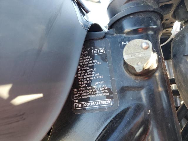 2010 TRIUMPH MOTORCYCLE THRUXTON 9 SMT920K16AT429829