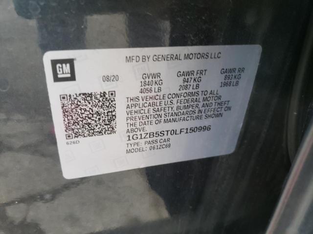2020 CHEVROLET UK 1G1ZB5ST0LF150996