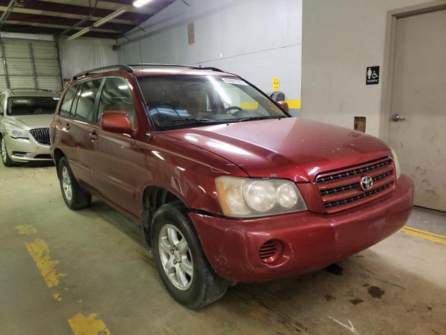 Salvage cars for sale from Copart Mocksville, NC: 2002 Toyota Highlander