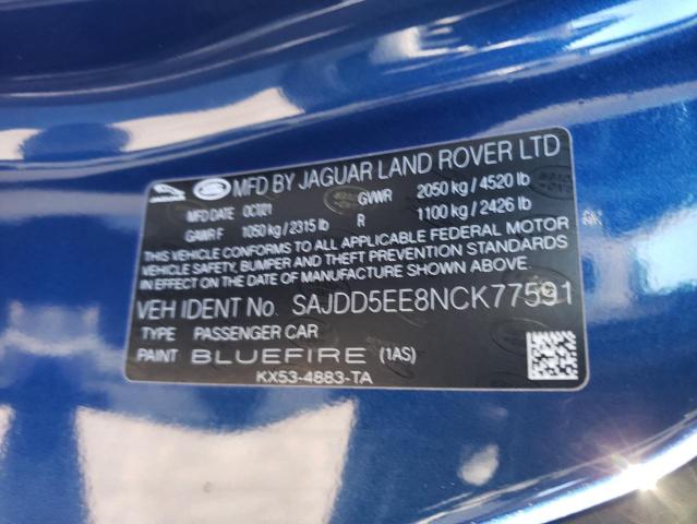 SAJDD5EE8NCK77591 Jaguar F-Type