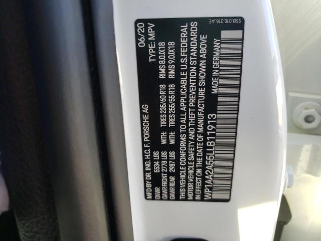 2020 PORSCHE MACAN - WP1AA2A55LLB11913