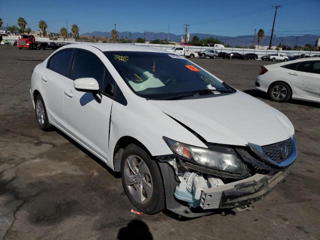 Salvage cars for sale from Copart Colton, CA: 2015 Honda Civic LX