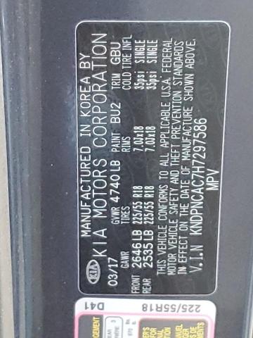 KNDPNCAC7H7297586 KIA Sportage Ex