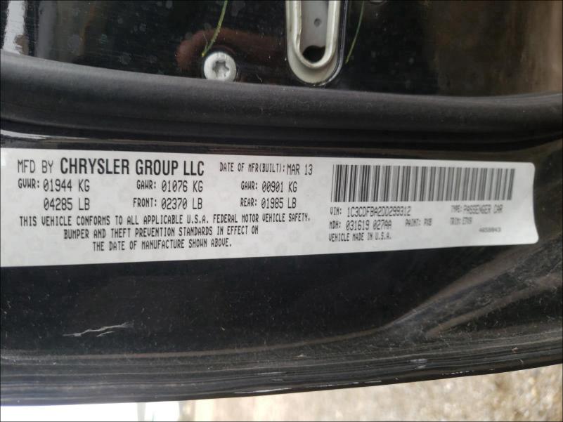 2013 DODGE DART SXT 1C3CDFBA2DD299312