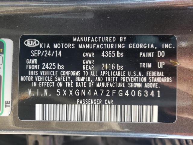 5XXGN4A72FG406341 KIA OPTIMA EX