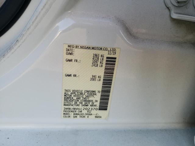 1N4BL4BVXLC202370 Nissan ALTIMA S