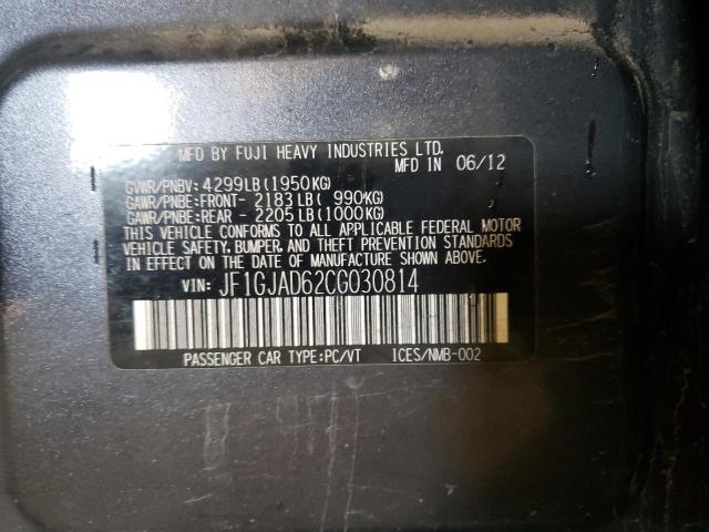 JF1GJAD62CG030814 Subaru Impreza Premium