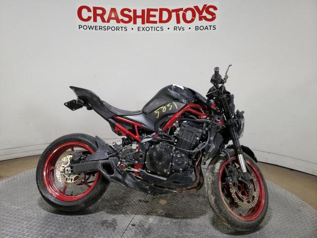 Salvage motorcycles for sale at Dallas, TX auction: 2021 Kawasaki ZR900 F
