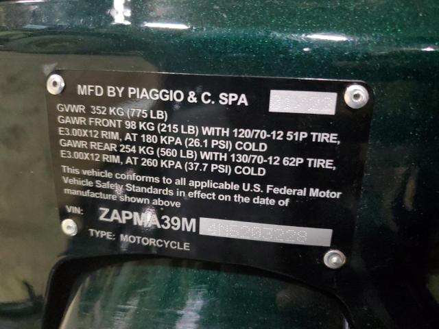 2022 VESPA GTS 300 ZAPMA39M4N5203228