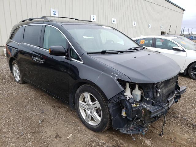 Salvage cars for sale from Copart Rocky View County, AB: 2011 Honda Odyssey TO