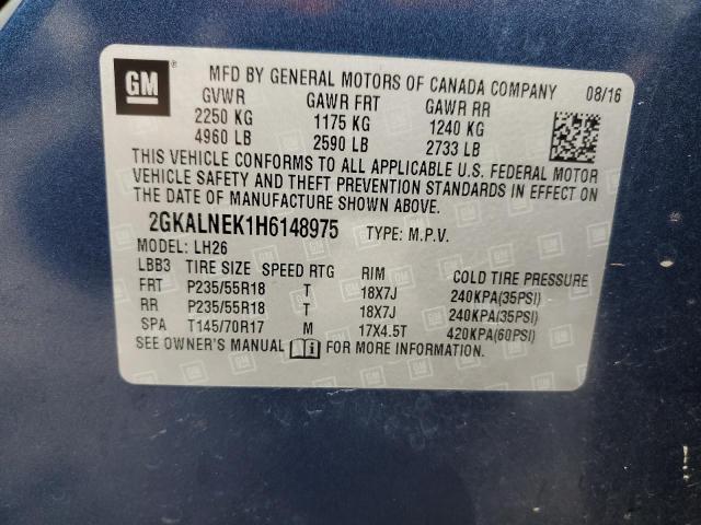 2GKALNEK1H6148975 GMC Terrain Sle