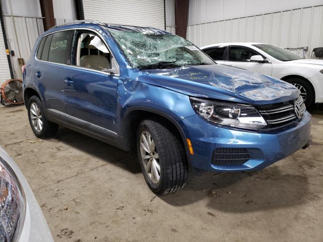 Salvage cars for sale from Copart West Mifflin, PA: 2017 Volkswagen Tiguan WOL