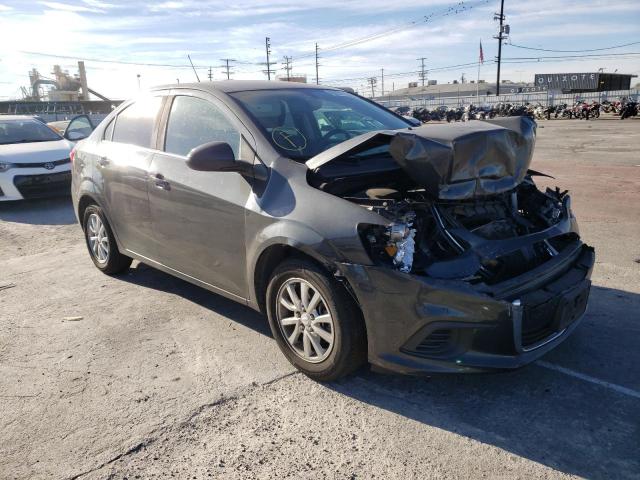 Salvage cars for sale from Copart Sun Valley, CA: 2017 Chevrolet Sonic LT