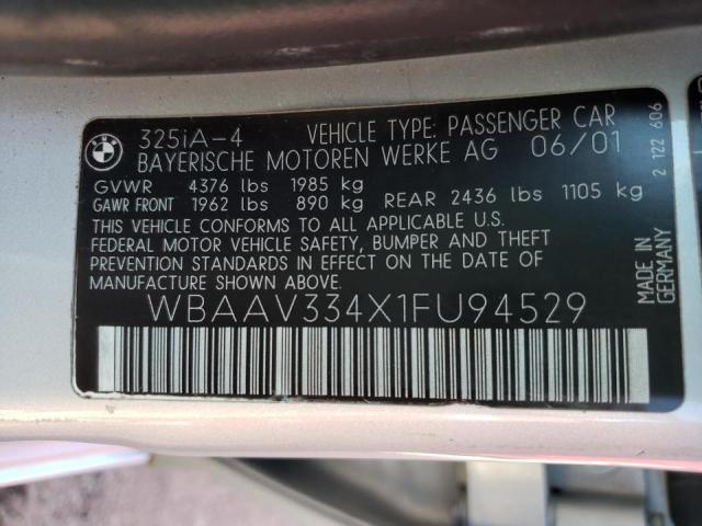 WBAAV334X1FU94529 BMW 325 I