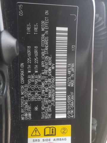 2015 LEXUS NX 200T JTJBARBZ6F2019667