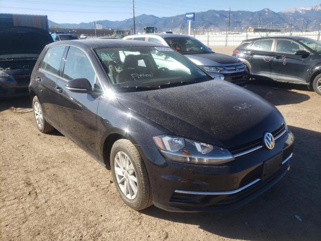 Salvage cars for sale from Copart Colorado Springs, CO: 2019 Volkswagen Golf S