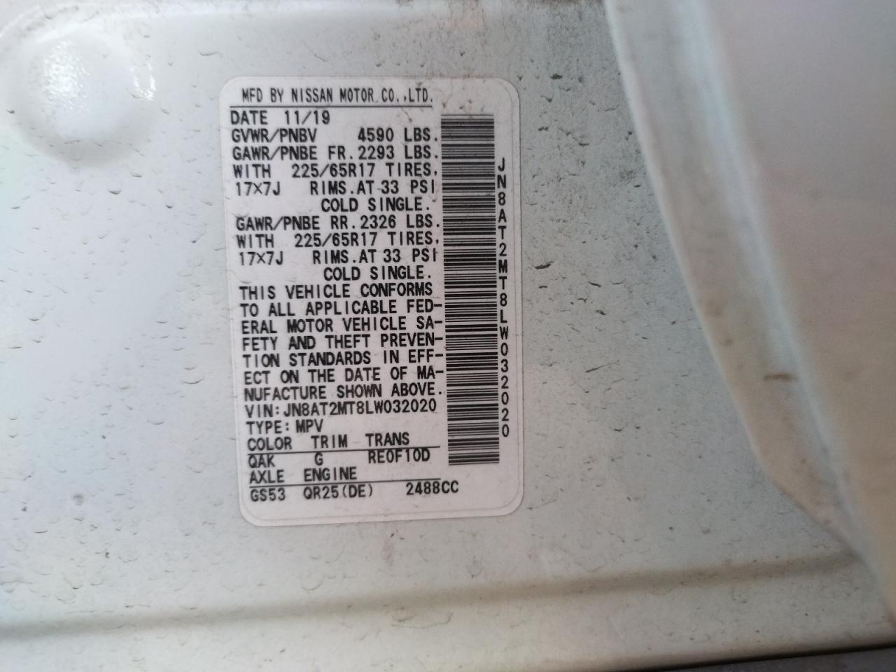 2020 Nissan Rogue - Image 10