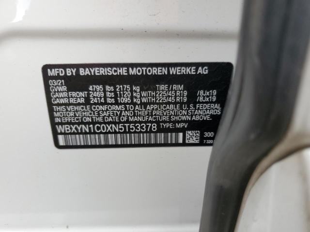 2022 BMW X2 M35I WBXYN1C0XN5T53378