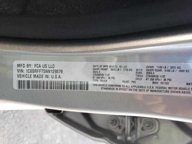 2022 RAM 1500 BIG H - 1C6SRFFT5NN129579